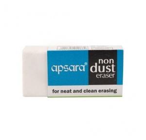 Apsara Non-Dust Regular Eraser (Pack of 5 Pcs)