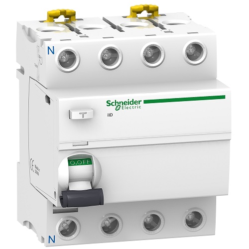 Schneider RCCB A9R12491 Acti 9 iID AC-Type 100A 4P 100mA