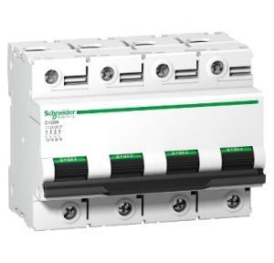 Schneider MCB A9N18376 C120N AC (10kA) 125A 4P