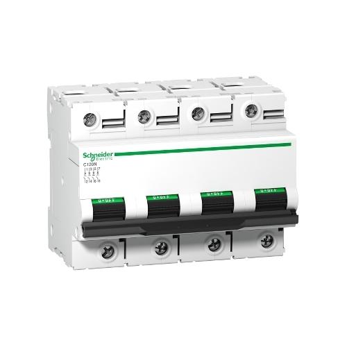 Schneider MCB A9N18376 C120N AC (10kA) 125A 4P