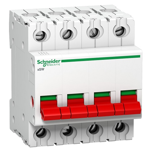 Schneider xSW 100A 4P Isolator A9S4P100