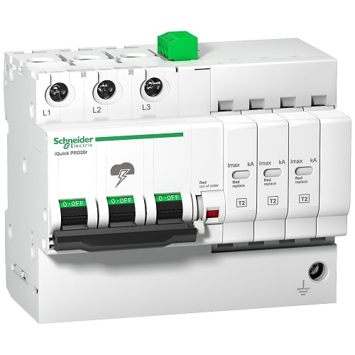 Schneider iQuick PRD A9L16293 Triple 3P Type 2 With Inbuilt MCB