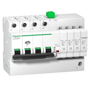 Schneider iQuick PRD A9L16297 3P+N Type 2 With Inbuilt MCB