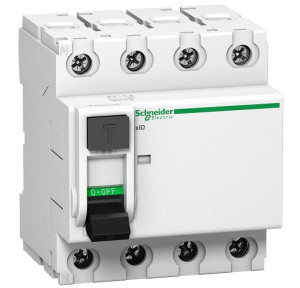 Schneider RCCB A9N16324 Acti 9 xID AC-Type 40A 4P 30mA