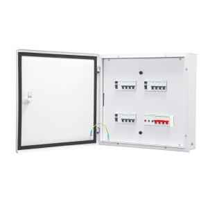 Schneider 6 Way TPN Double Door Distribution Board A9HTND06