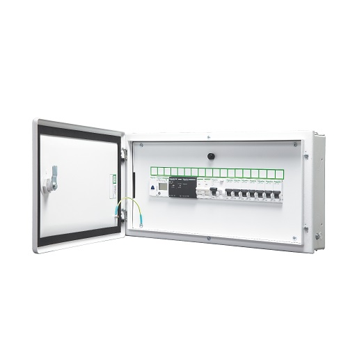 Schneider 18 Way SPN Double Door Distribution Board A9HSND18