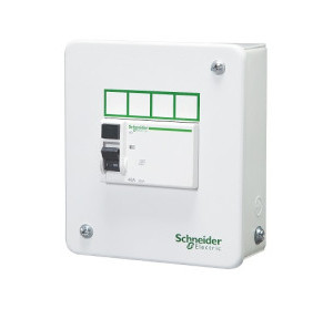 Schneider 4 Way Single Door Distribution Board A9HMES04