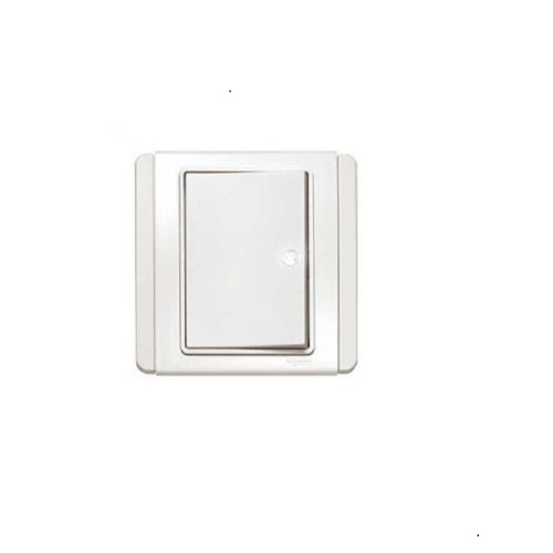 Schneider Neo 10AX 2 Gang 1 Way Switch White With White LED Indicator E3032H1EWWW