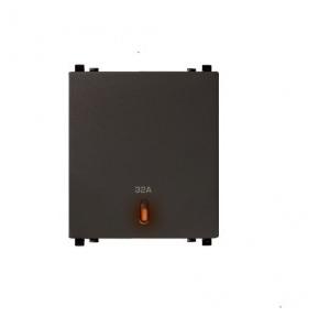 Schneider ZENcelo 32A 2M Switch With Neon Dark Grey IN8486/32(BZ)