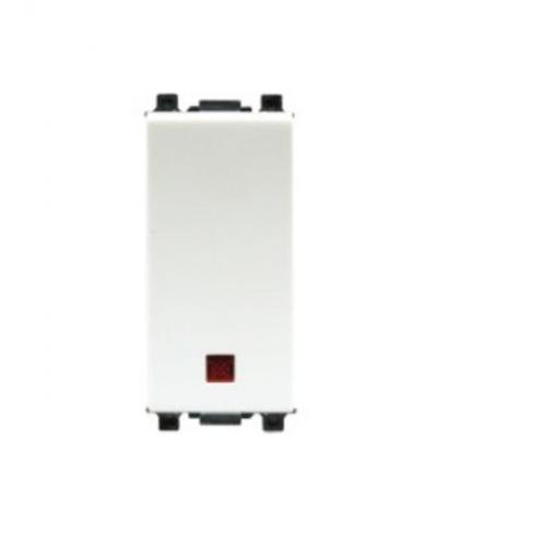 Schneider ZENcelo 6A 1 Way Switch With Neon White IN8481