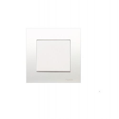 Schneider Neo 10AX 2 Gang 2 Way Switch White With White Fluorescent Indicator E3032V2FWWW