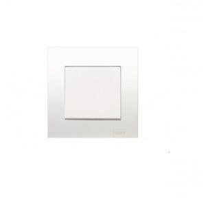 Schneider Neo 10AX 1 Gang 1 Way Switch White With White Fluorescent Indicator E3031V1FWWW
