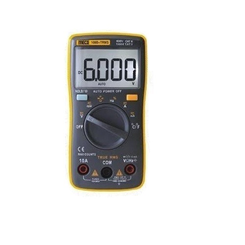 Meco Digital Multimeters Palm Pocket Size, 108B+TRMS