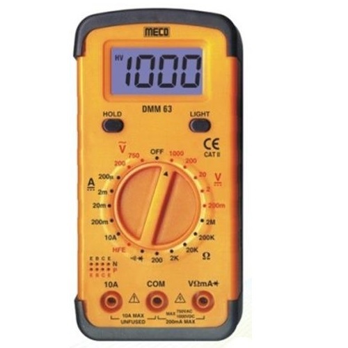 Meco Digital Multimeters Palm Pocket Size, DMM63