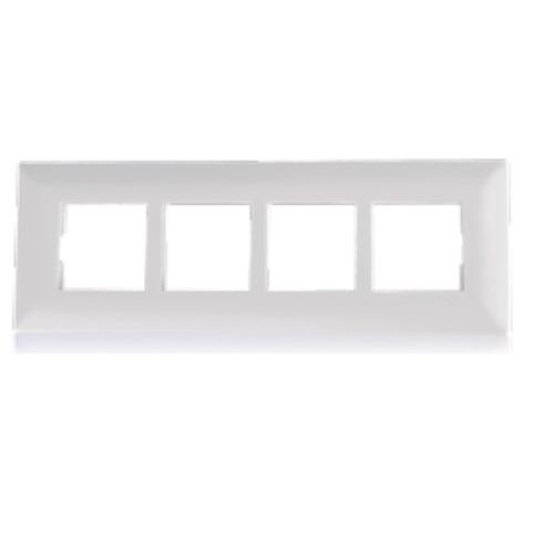 Schneider Opale 18M Grid & 18M Cover Plate White AAKX0718