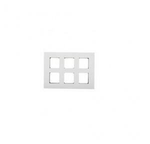 Schneider Opale 12M Grid & 12M Cover Plate White X0712