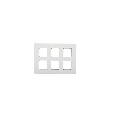 Schneider Opale 12M Grid & 12M Cover Plate White X0712