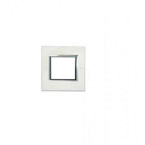 Schneider Opale 1-2M Grid & 2M Cover Plate White X0702