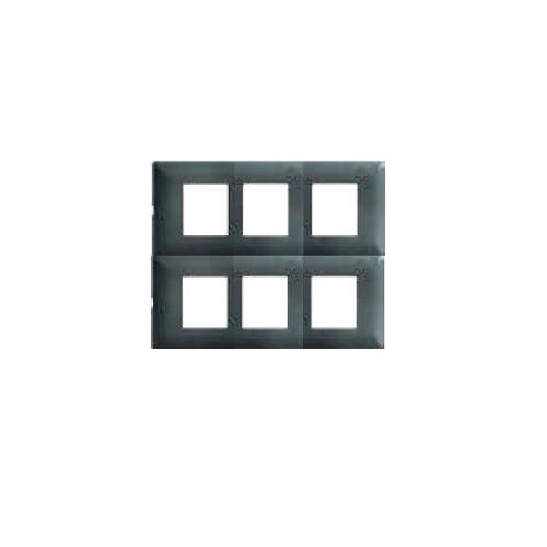 Schneider Livia 12M Grid & 12M Cover Plate Pebble Grey P0712_DG