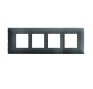 Schneider Livia 8M Grid & 8M Cover Plate-Horizontal Pebble Grey P0708_DG