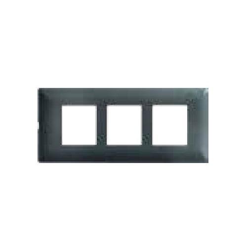 Schneider Livia 6M Grid & 6M Cover Plate Pebble Grey P0706_DG