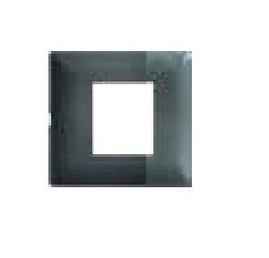 Schneider Livia 1-2M Grid & 2M Cover Plate Pebble Grey P0702_DG