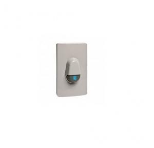 Schneider kavacha Surface Mounted Door Bell With LED Indicator IP44, A3031WBP_WE (White)