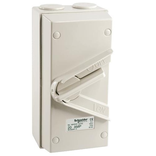 Schneider kavacha 35A 3P Heavy Duty Isolator Switch WHT35-GY-EX