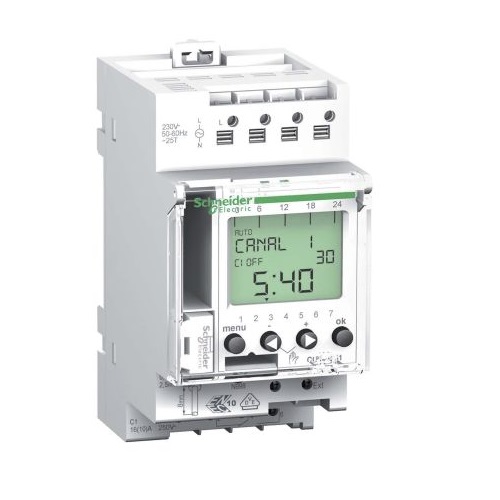 Schneider IHP Plus 1 Channel 7D 24 H Pulse Programming Intuitive Switch, CCT15721