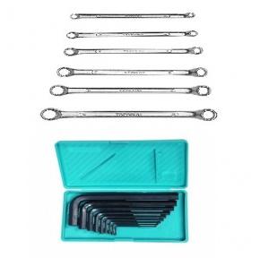 Taparia Combination Spanner Set CCS12 & Allen Key Set KM9V