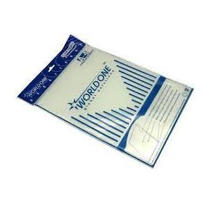 Worldone Paper Holder LF001 L Shape White Pack of 10