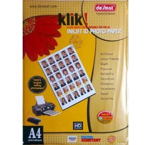Desmat Photo Glossy Paper A4 Size, 180 GSM, 50 Sheets