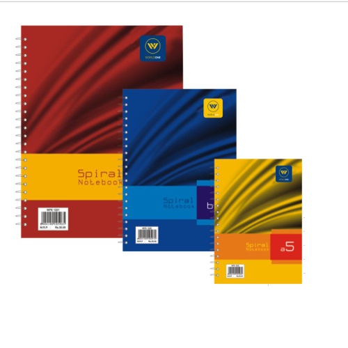 Worldone B5 Spiral Notebook WPE1222 (50 Pages )