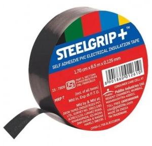 Steelgrip Self Adhesive PVC Electrical Insulation Tape Red Yellow Black Blue & Green 1.7cm x 6.5m x 0.125mm