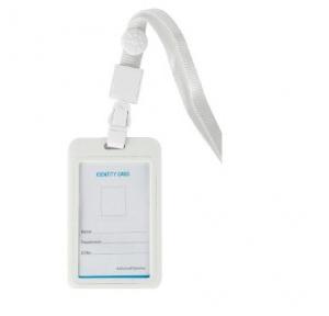 Worldone WID00V Card holder vertical (Without Lanyard), Black