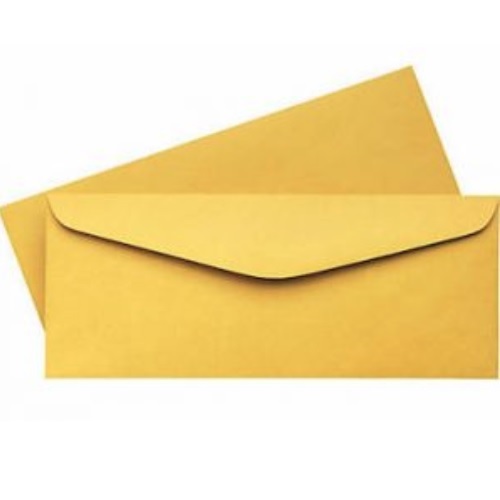 Worldone Envelope WPS1216YL Super Yellow Laminated 100 GSM 12 X 6 inch Pack of 50