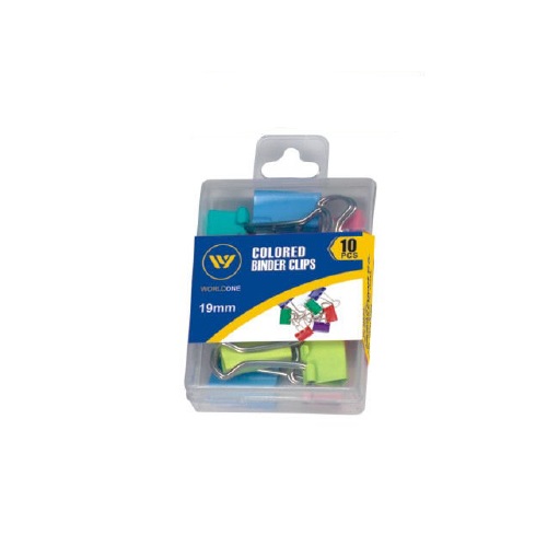 Worldone WP5019C Binder Clip Pack of 10