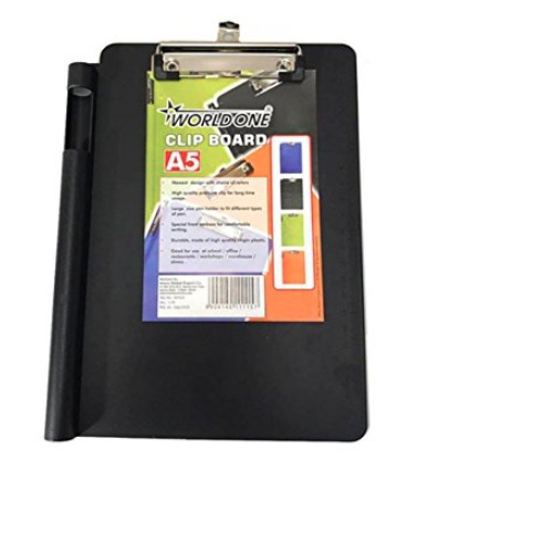 Worldone A5 Clip Board (plastic) RF020