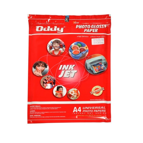 Oddy Satin Finish Photo Paper Pack Of 100 Sheets, RCS2704R-100