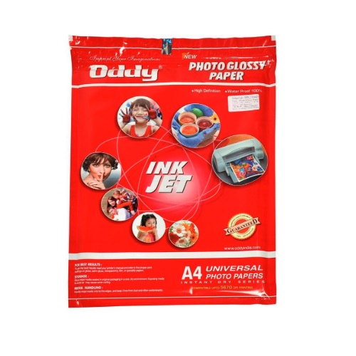 Oddy Satin Finish Photo Paper Pack Of 100 Sheets, RCS2704R-100