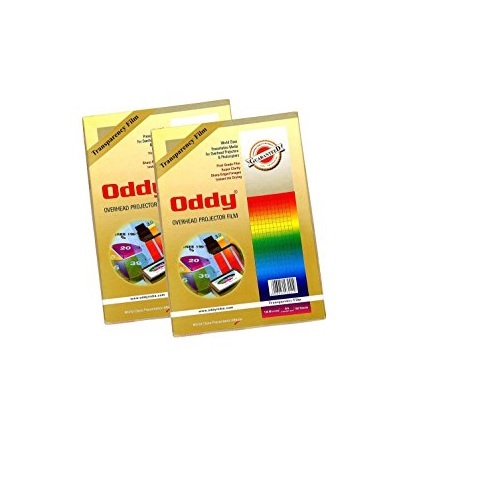 Oddy Clear Transparent Polyster Film Pack Of 50 Sheet 210x297 mm 250 Micron CT250A450