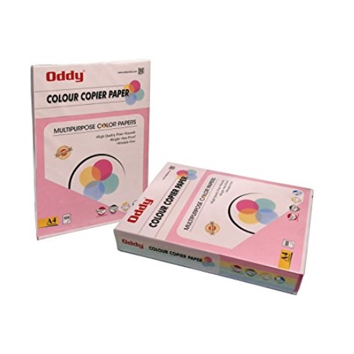 Oddy UnCoated Dyed Color Papers Pack Of 100 Sheet, FL80A3100
