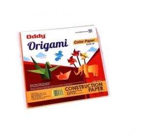 Oddy Origami Sheets, Single Side Fluorescent OS-5C-20 6”x6”,4 Sheets X 5 Color = 20 Sheets