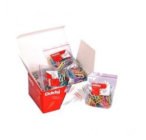 Oddy Paper Clip PCC-P50 Coloured Vinyl Coated 50 Pcs 28mm Pack of 20