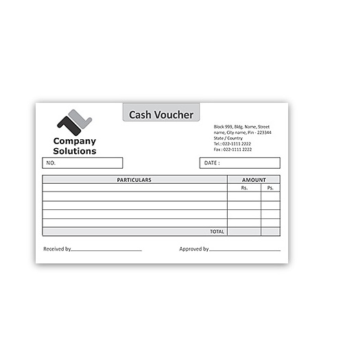 Oddy Cash Voucher Offset Printed 7.5
