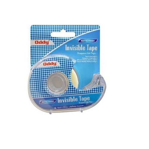 Oddy Invisible Tape, IT-1833 18mm x 33Mtr