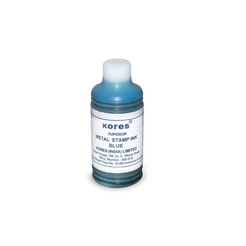 Kores Metal Stamping Ink 1000 ml Glass Bottle