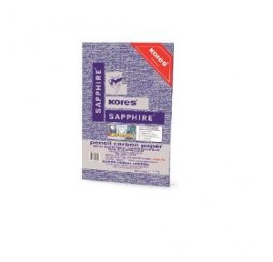 Kores Pen/Pencil Carbon Paper A4, Sapphire Blue (Pack of 100 Sheets)