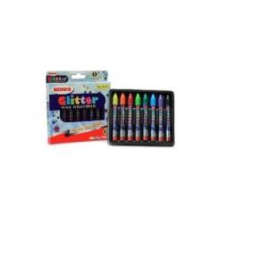 Kores Wax Crayons Glitter 8 Colours