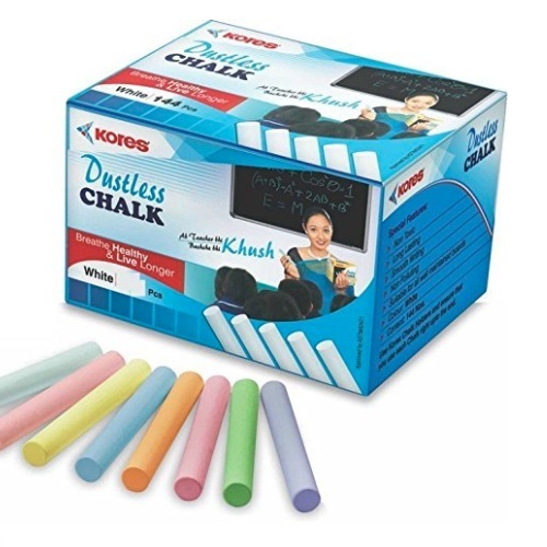 Kores Britemark Dustless Coloured Chalk, Pack of 18 Boxes